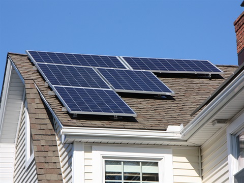 Solar Panels on a roof