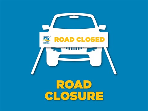 A generic road closure image