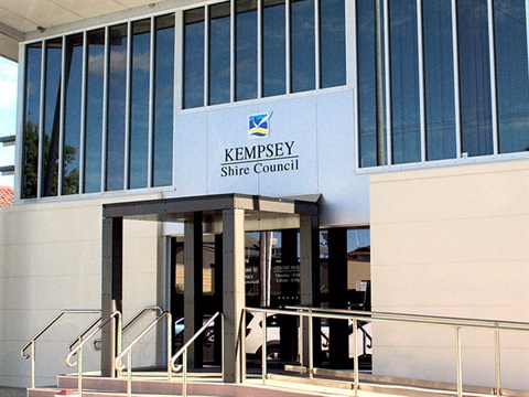 Kempsey Council logo on customer service centre